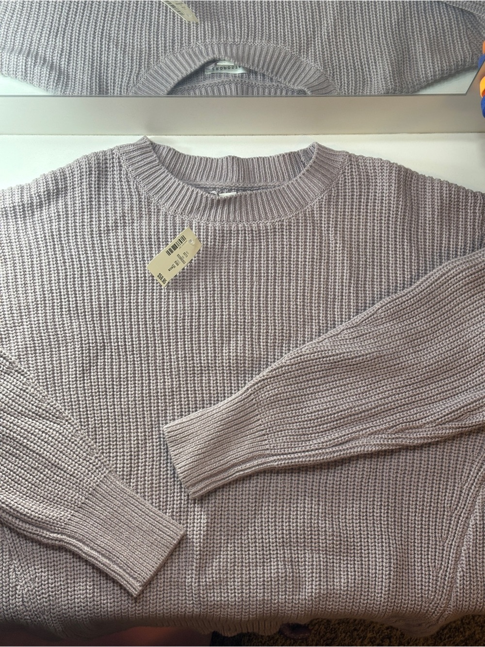 Aeropostale Crewneck Sweater in Light Lavender